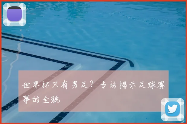 世界杯只有男足？专访揭示足球赛事的全貌